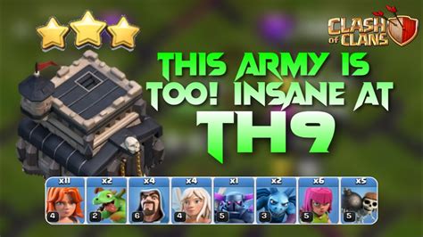 best town hall 9 army